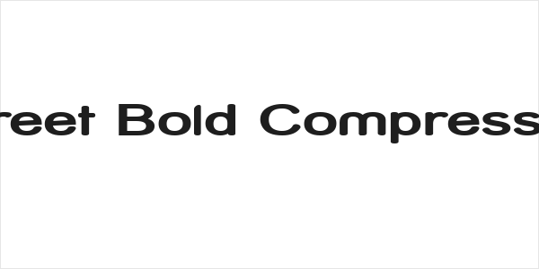 Street Bold Compressed Logo