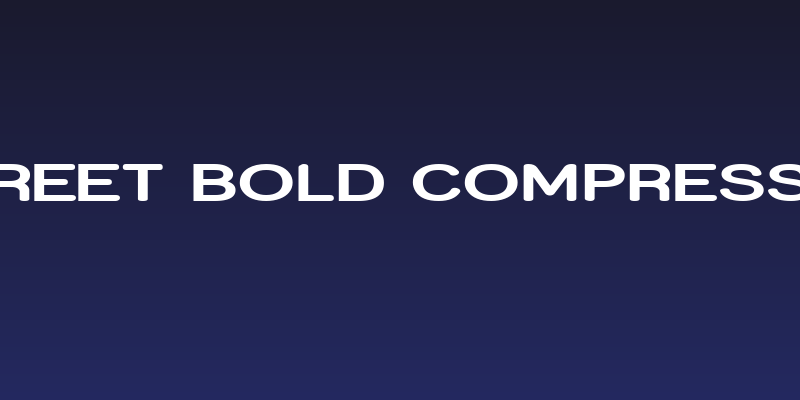 Street Bold Compressed Social Header