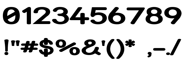 Street Bold Expanded Font OTHER CHARS