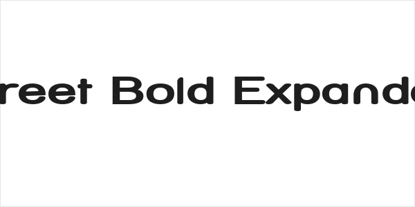 Street Bold Expanded Logo