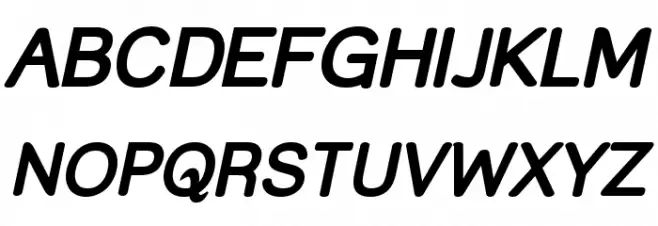 Street Bold Italic Шрифта ВЕРХНИЙ