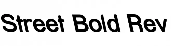 Street Bold Rev  font caratteri gratis