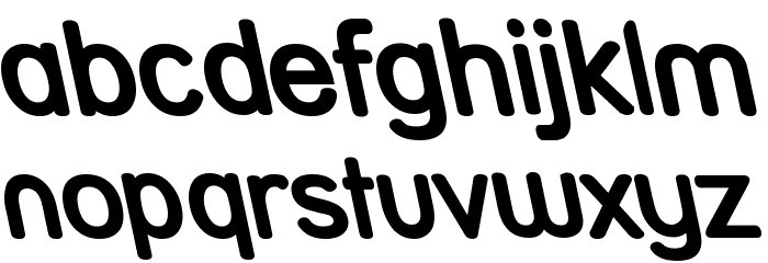 Street Bold Rev Font LOWERCASE