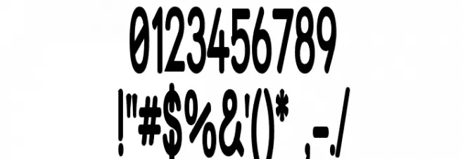 Street Bold  SuperThin Font OTHER CHARS