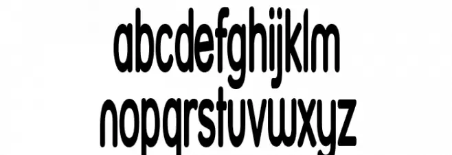 Street Bold  SuperThin Caratteri MINUSCOLO