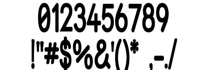 Street Bold Thin Font OTHER CHARS