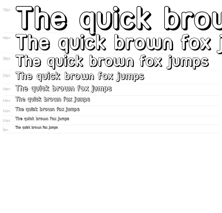 Street Bold3D Reject Waterfall