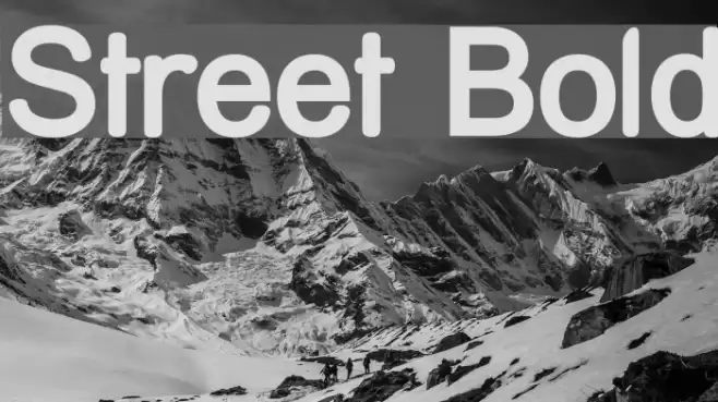 Street Bold  examples