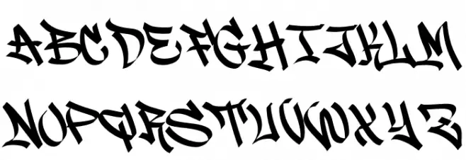 Street Breaker DEMO Caratteri MAIUSCOLE