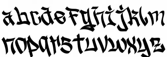 Street Breaker DEMO Caratteri MINUSCOLO