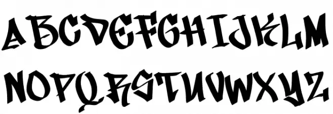 Street Bring Font UPPERCASE