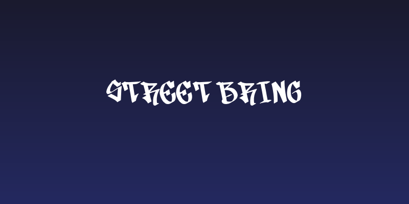 Street Bring Social Header