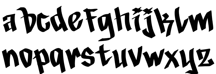 Street Bring 字体 小写