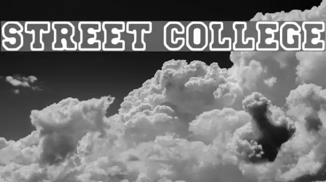 Street College Шрифта examples