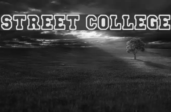 Street College Шрифта examples