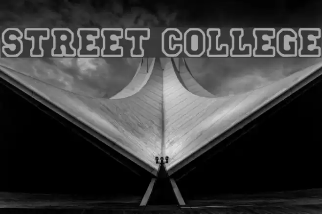 Street College Шрифта examples