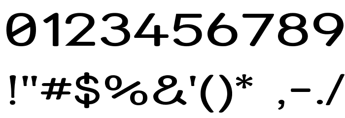 Street - Compressed Font OTHER CHARS