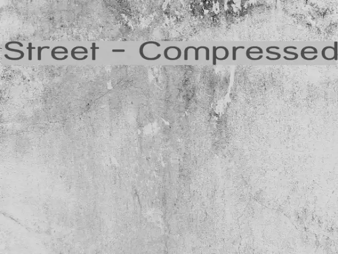 Street - Compressed Fuentes examples