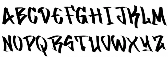 Street Conflict Fuentes MAYÚSCULAS