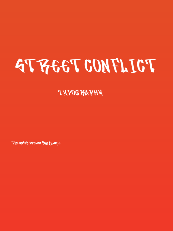 Street Conflict Poster