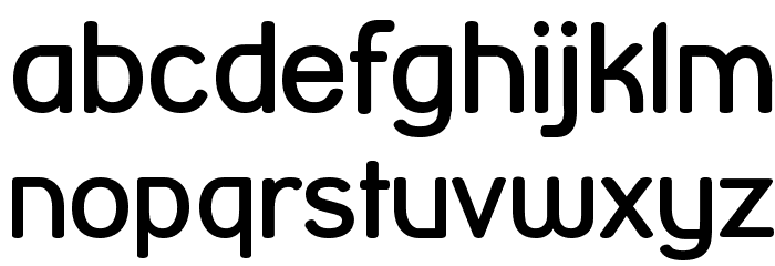 Street Corner Bold Font LOWERCASE