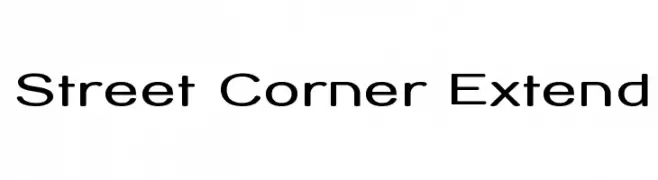 Street Corner Extend  Fuentes Gratis Descargar