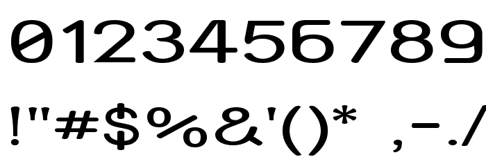 Street Corner Extend Font OTHER CHARS