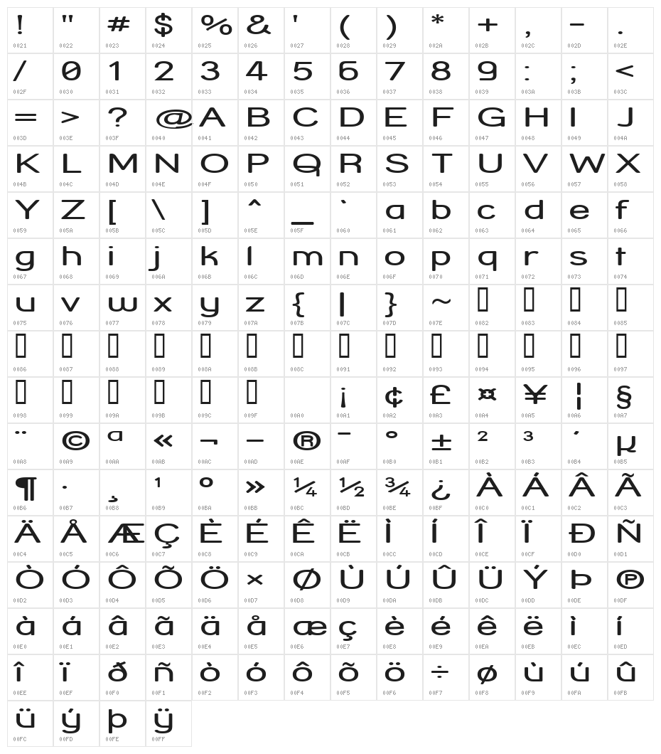 Street Corner Extend Character Map