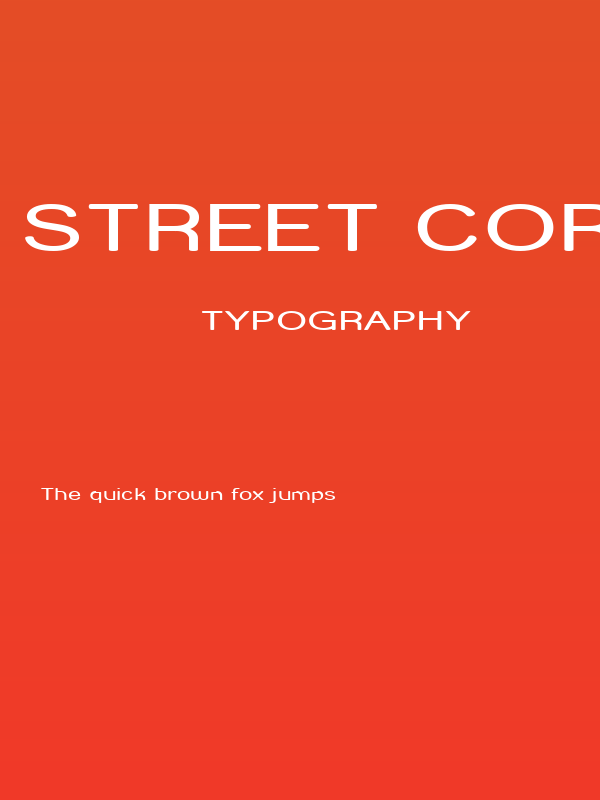 Street Corner Extend Poster