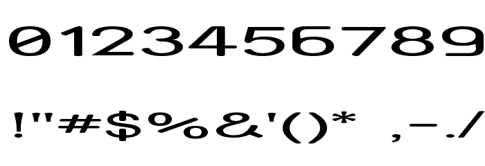 Street Corner HyperExtend Font OTHER CHARS