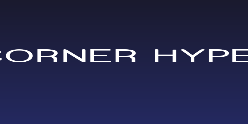 Street Corner HyperExtend Social Header