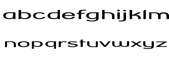 Street Corner HyperExtend Font LOWERCASE