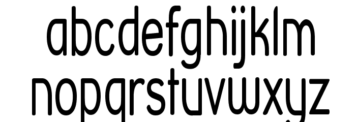 Street Corner Narrow Font LOWERCASE