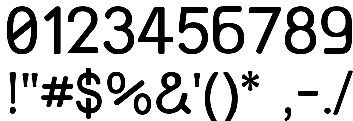 Street Corner SemiBold Font OTHER CHARS
