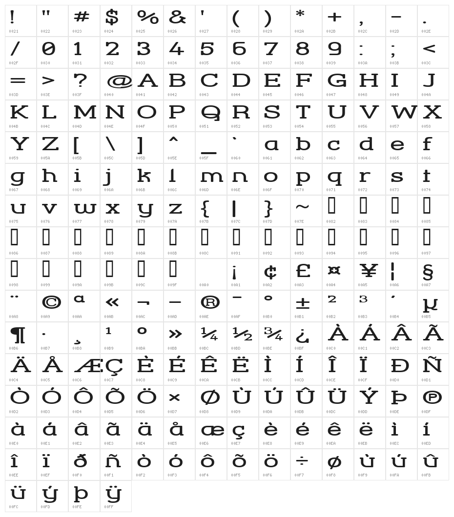Street Corner Slab Extend Character Map