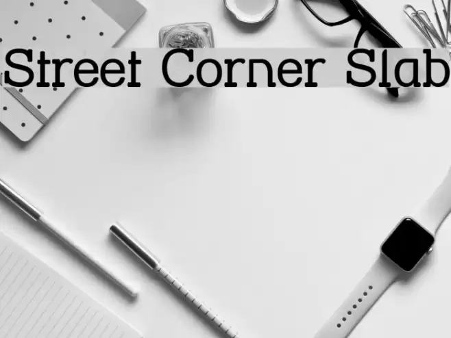 Street Corner Slab Polices examples
