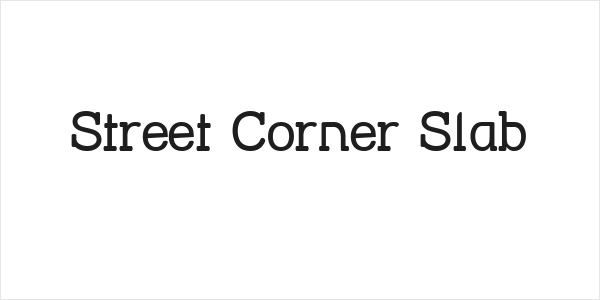 Street Corner Slab Logo
