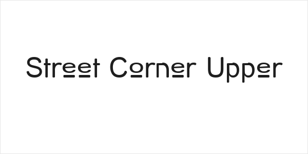 Street Corner Upper Logo