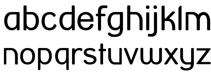 Street Corner Font LOWERCASE