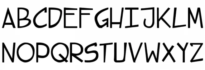 Street Cred Bold フォント 大文字