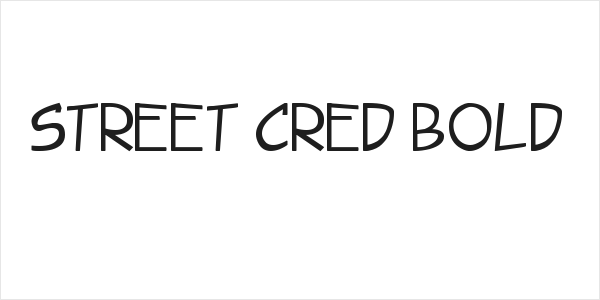 Street Cred Bold Logo