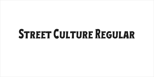 Street Culture Regular Logo