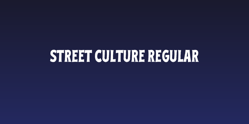 Street Culture Regular Social Header