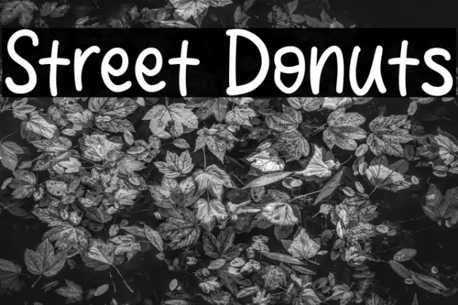 Street Donuts フォント examples
