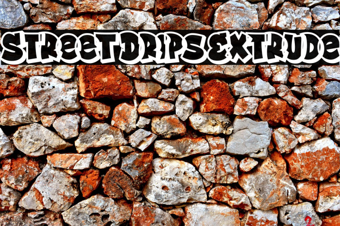 Street Drips Extrude Example 3