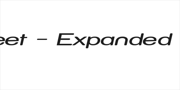 Street - Expanded Italic Logo