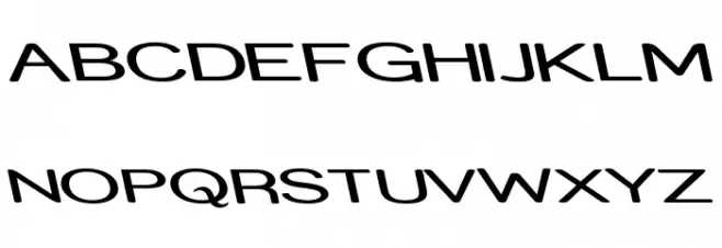 Street - Expanded Reverse Italic Polices MAJUSCULES