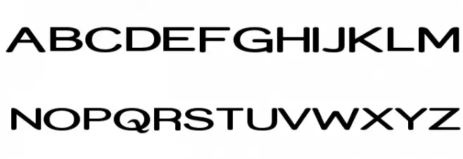 Street - Expanded Semi フォント 大文字