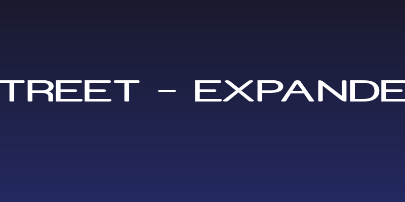 Street - Expanded Social Header
