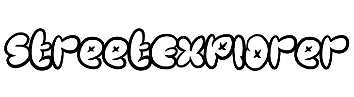 Street Explorer  フリーフォントのダウンロード
